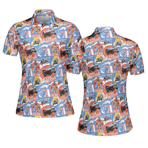 To The Rescue The A Team Pattern AOP Men/Women Polo Shirt