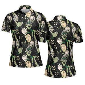 The Villains Pattern AOP Men/Women Polo Shirt