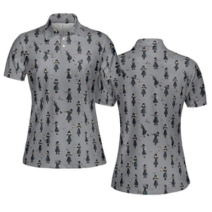 Wednesday Dance Pattern AOP Men/Women Polo Shirt
