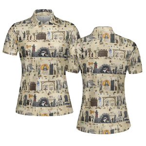 Bayeux Tapestry Monty Python AOP Men/Women Polo Shirt