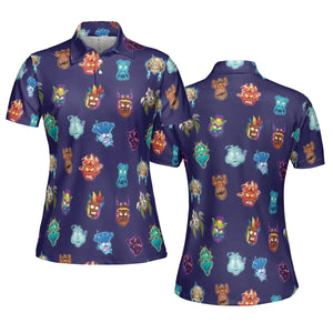 Crash Style Crash Bandicoot AOP Men/Women Polo Shirt