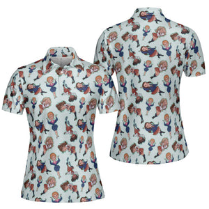 AOP Men/Women Polo Shirt - E4U9422R - - 5