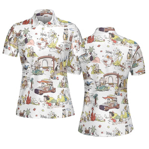 Stone Age Life The Flintstone AOP Men/Women Polo Shirt