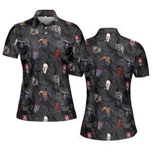 Cult Movie Characters Ghastly Grinner Nosferatu AOP Men/Women Polo Shirt
