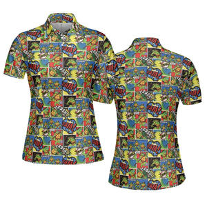 Teenage Mutant Ninja Turtles Comic AOP Men/Women Polo Shirt