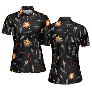 Die Hard Is My Favorite Christmas Movie AOP Men/Women Polo Shirt
