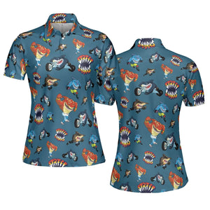 Ripster Slash Street Sharks AOP Men/Women Polo Shirt