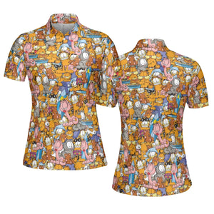 Garfield and Friends AOP Men/Women Polo Shirt