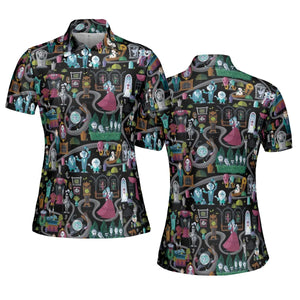 Haunted Mansion Map AOP Men/Women Polo Shirt