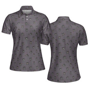 Perrrrrserker Pokemon Pattern AOP Men/Women Polo Shirt