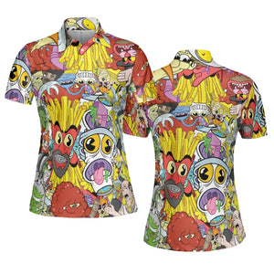 Pure Chaos Aqua Teen Hunger Force AOP Men/Women Polo Shirt