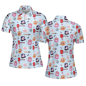 The Gang Adventure Time AOP Men/Women Polo Shirt