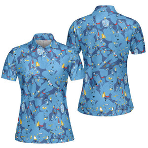 AOP Men/Women Polo Shirt - B1QPGJ6N - - 5