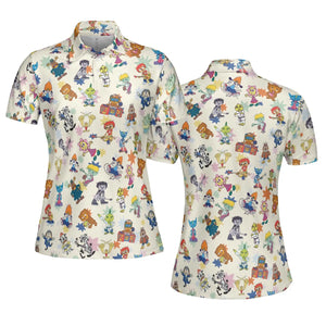 Parappa the Rapper Characters AOP Men/Women Polo Shirt