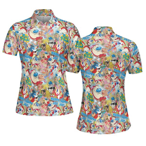 The Ren and Stimpy Show AOP Men/Women Polo Shirt