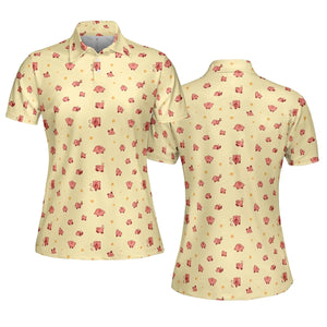 Nintendo Kirby Pattern AOP Men/Women Polo Shirt