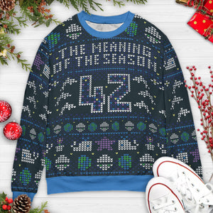 The Meaning Of The Season Ugly Christmas Sweatshirt