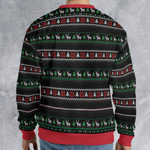 You What? No Turkey Ugly Christmas Sweatshirt