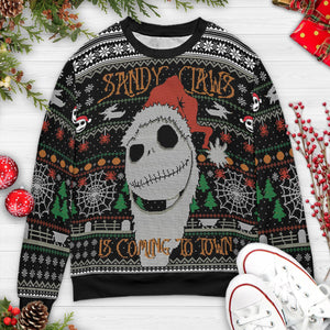 Sandy Claws The Nightmare Before Christmas Ugly Christmas Sweatshirt