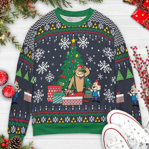 The Magilla Gorilla Show Ugly Christmas Sweatshirt
