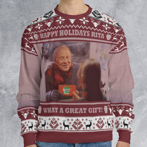 Happy Holidays Rita Ugly Christmas Sweatshirt