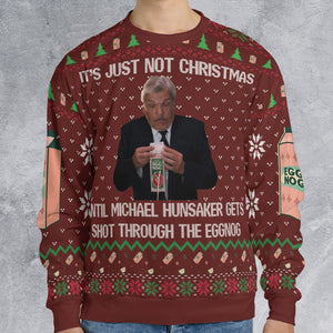 Michael Hunsaker Ugly Christmas Sweatshirt