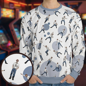 Dancing Pedro Napoleon Dynamite All-over Print Sweatshirt
