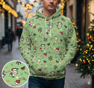 Holiday Laughs Ed, Edd n Eddy All-over Print Hoodie