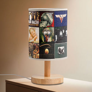 Van Halen Album Cover Fabric Lamp Classic Rock Home Decor