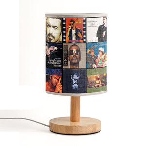 George Michael Fabric Lamp Retro Album Cover Table Light