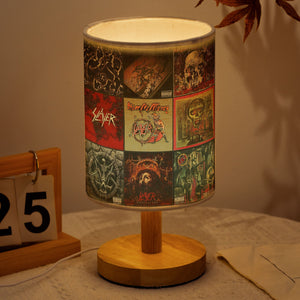 🔥 Slayer Album Cover Fabric Lamp Thrash Metal Decor for True Fans