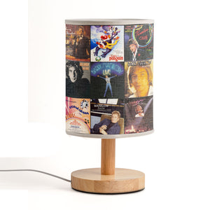 Barry Manilow Album Collage Lamp Classic Pop Nostalgia Light