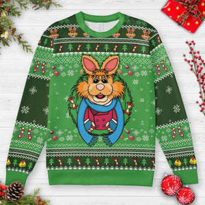 Bean Bunny Christmas Carol Ugly Christmas Sweatshirt