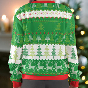 Here's To You Dad Ugly Christmas Sweatshirt