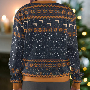 Action Holiday meme Ugly Christmas Sweatshirt