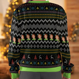 Merry Christmas Snotface Ugly Christmas Sweatshirt