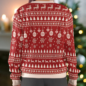Santa used to say Hey Hey Hey Ugly Christmas Sweatshirt