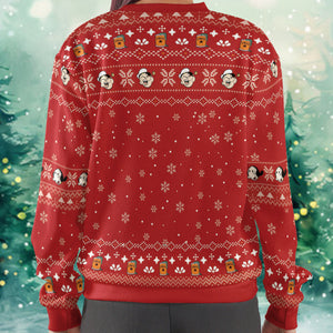 Strong To The Christmas Finich Ugly Christmas Sweatshirt