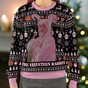 Velveteen Rabbit Chandler Friends Ugly Christmas Sweatshirt