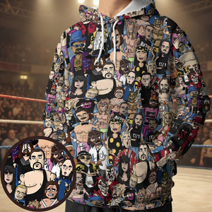 Legends of Wrestling All-over Print Hoodie