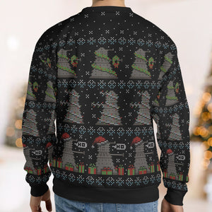 Decorate Illuminate Celebrate Doctor Who Ugly Christmas Sweatshirt