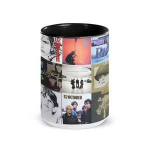 U2 Accent Mug Classic Album Cover Collage Gift for Rock Fans