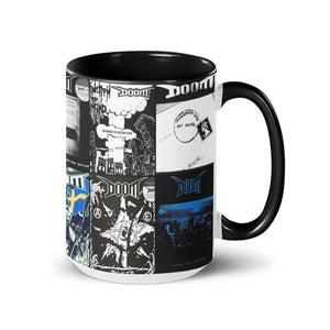 Doom Accent Mug Classic Crust Punk Album Collage Gift