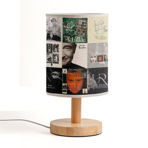 Phil Collins Album Art Fabric Lamp Timeless Glow for Music Lovers