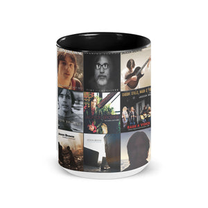 Jackson Browne Accent Mug Classic Album Cover Collage Gift for Folk Rock Fans