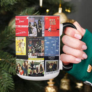 Mott the Hoople Accent Mug Glam Rock Classics Album Collage Gift