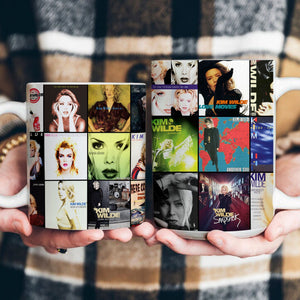Kim Wilde Accent Mug Pop Icon Album Cover Collage Gift
