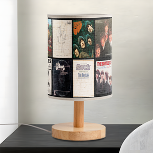 The Beatles Album Cover Fabric Lamp Retro Music Room Decor