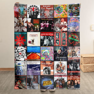 Red Hot Chili Peppers Sherpa Blanket A Colorful Tribute to Funk-Rock Legends