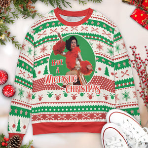 Christmas Wigtastic Ugly Christmas Sweatshirt